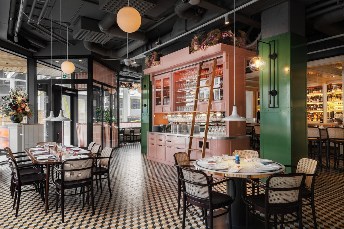 TON 811 chairs in a restaurant interior