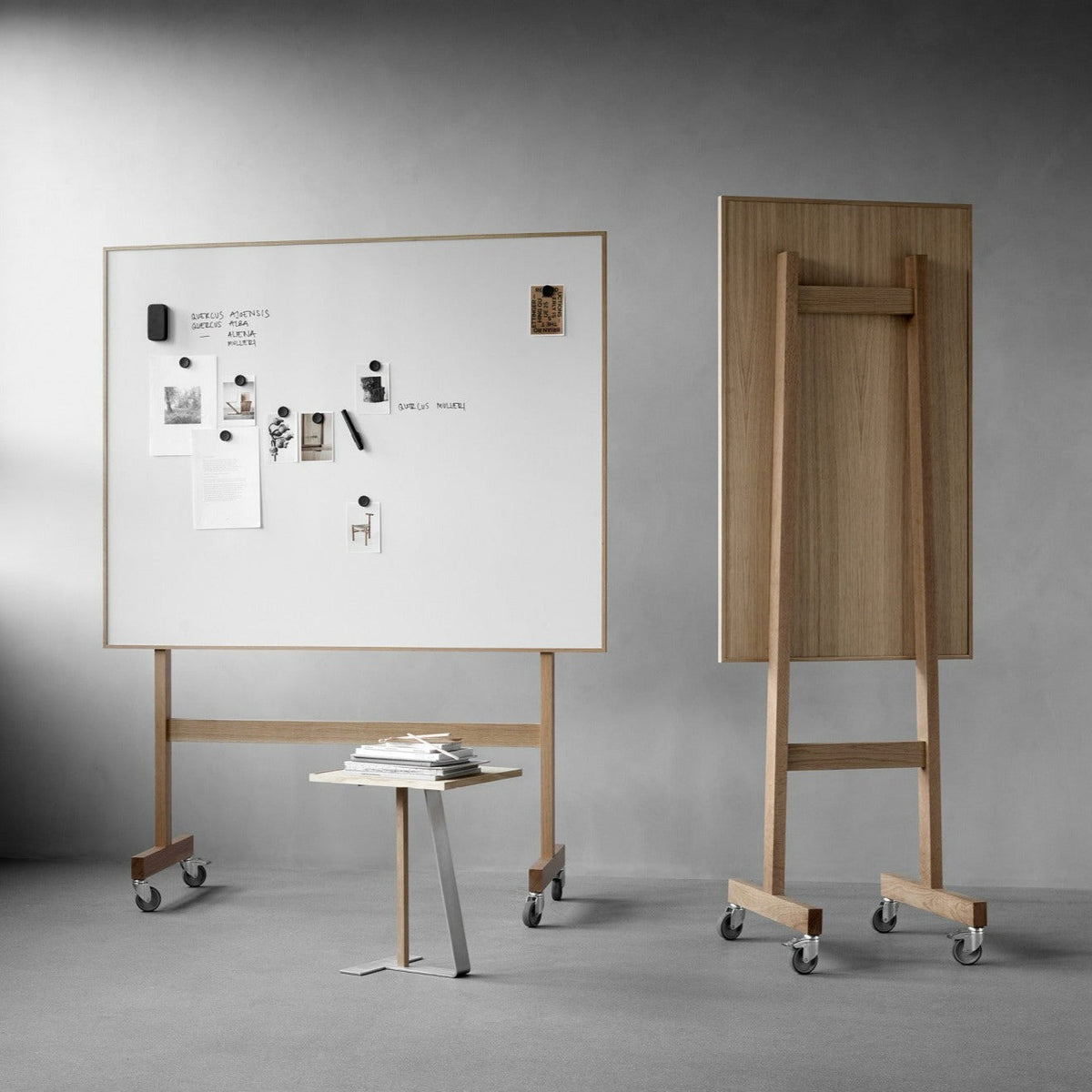 Wood Mobile Whiteboard