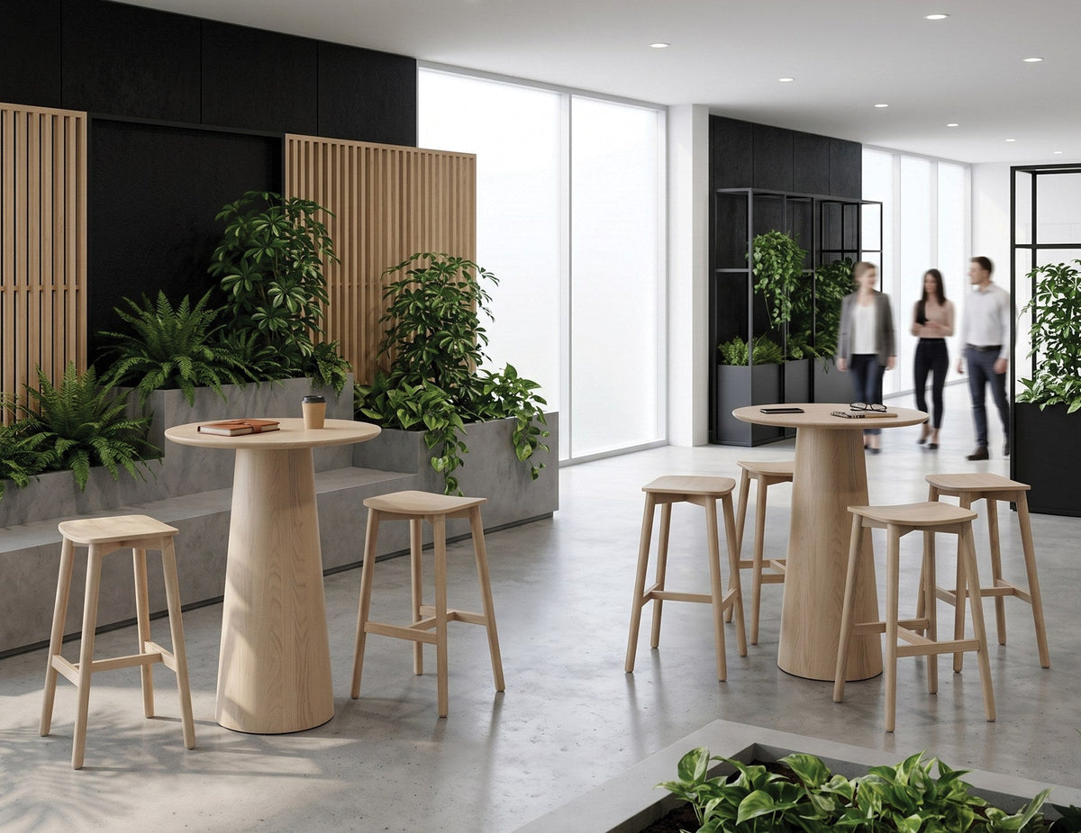 Andi Backless Bar Stool in a styled interior