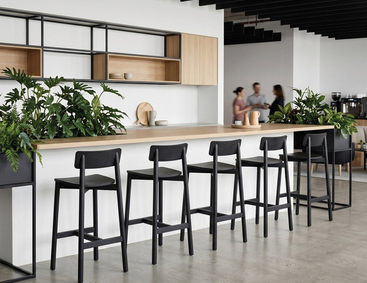 Andi Bar Stool in a styled interior
