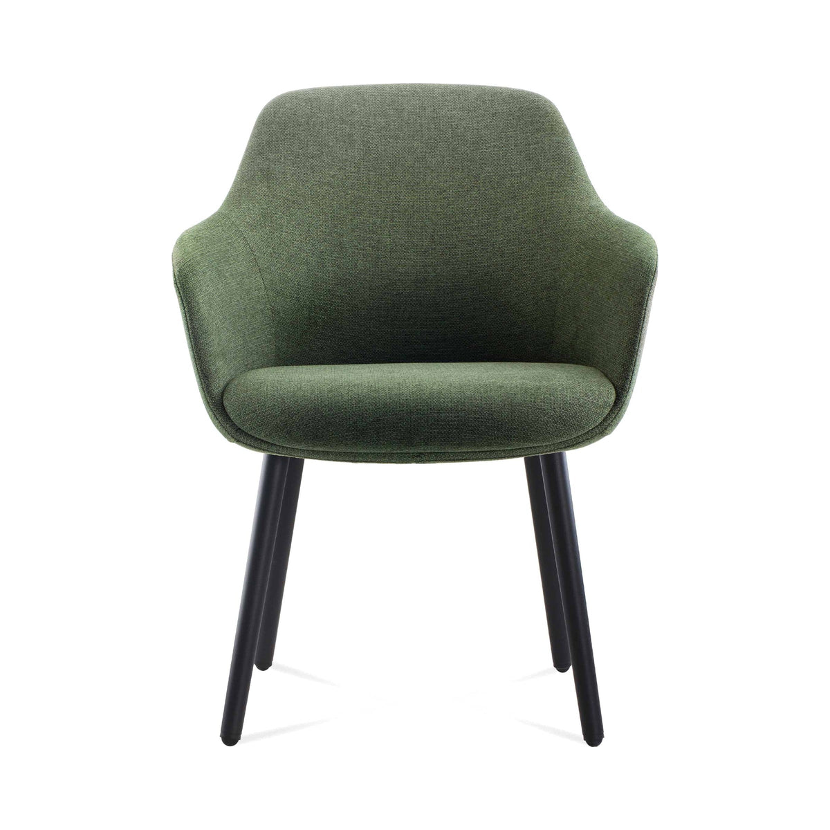 Aspen tub chair in Olive on four legs