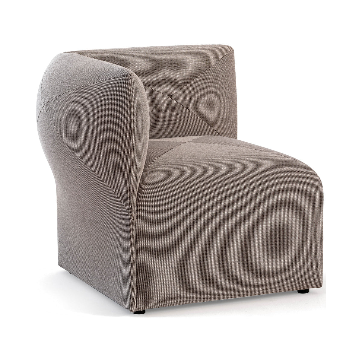 Blob Mini corner module in brown