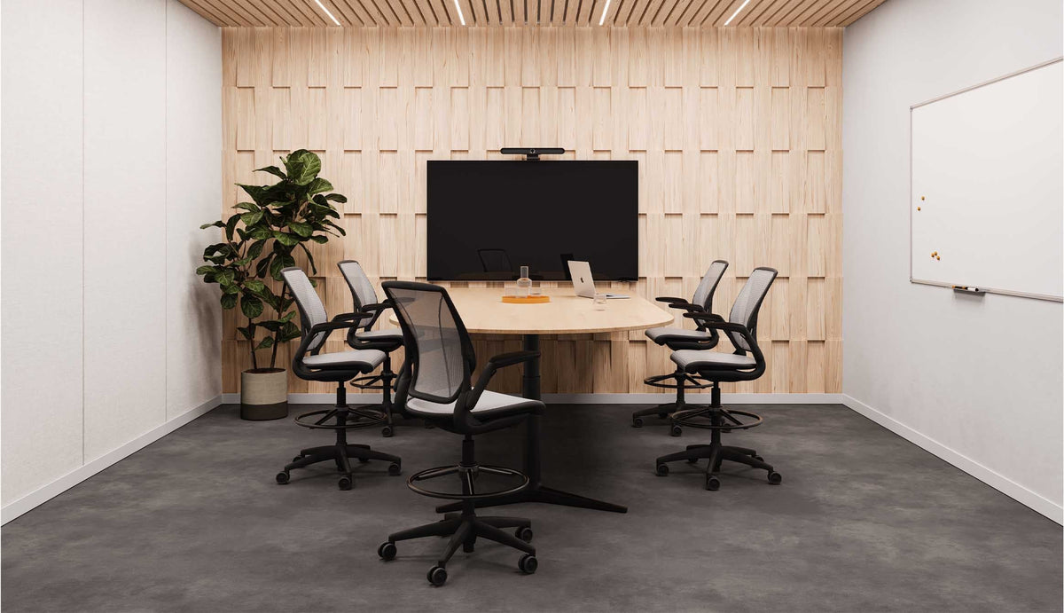 Humanscale furniture in an interior