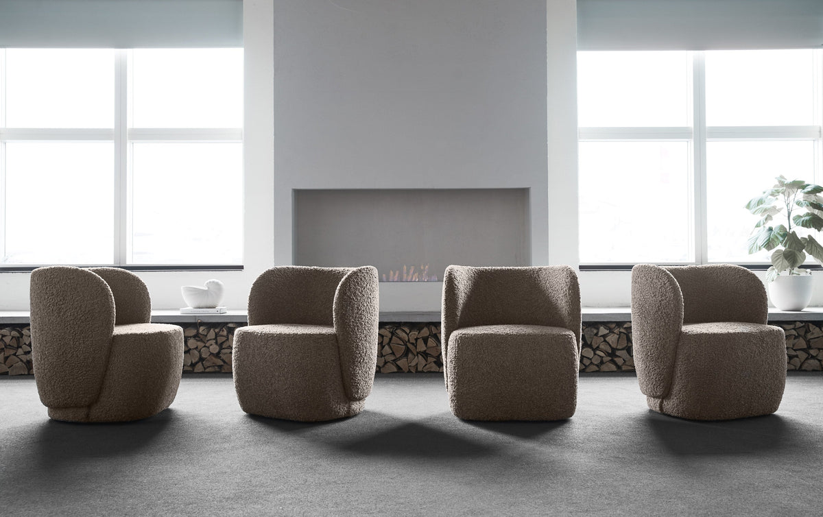 Cap in a styled interior
