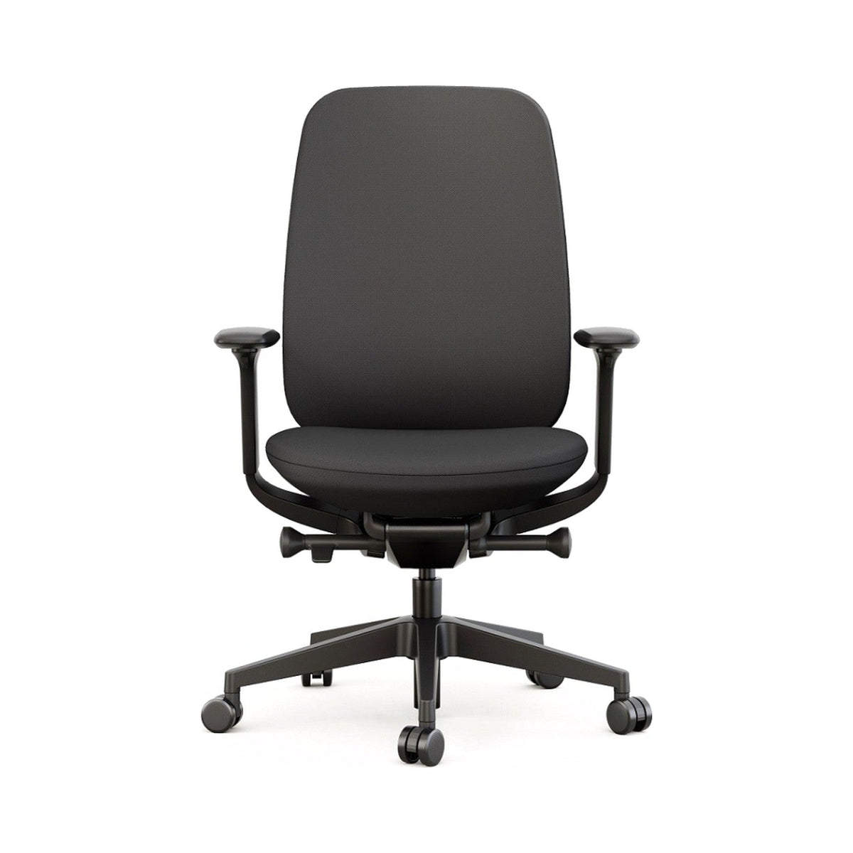 Coast Task Chair in black, front view