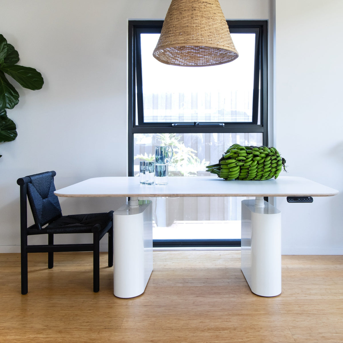COLUMN h/a desks in a workplace