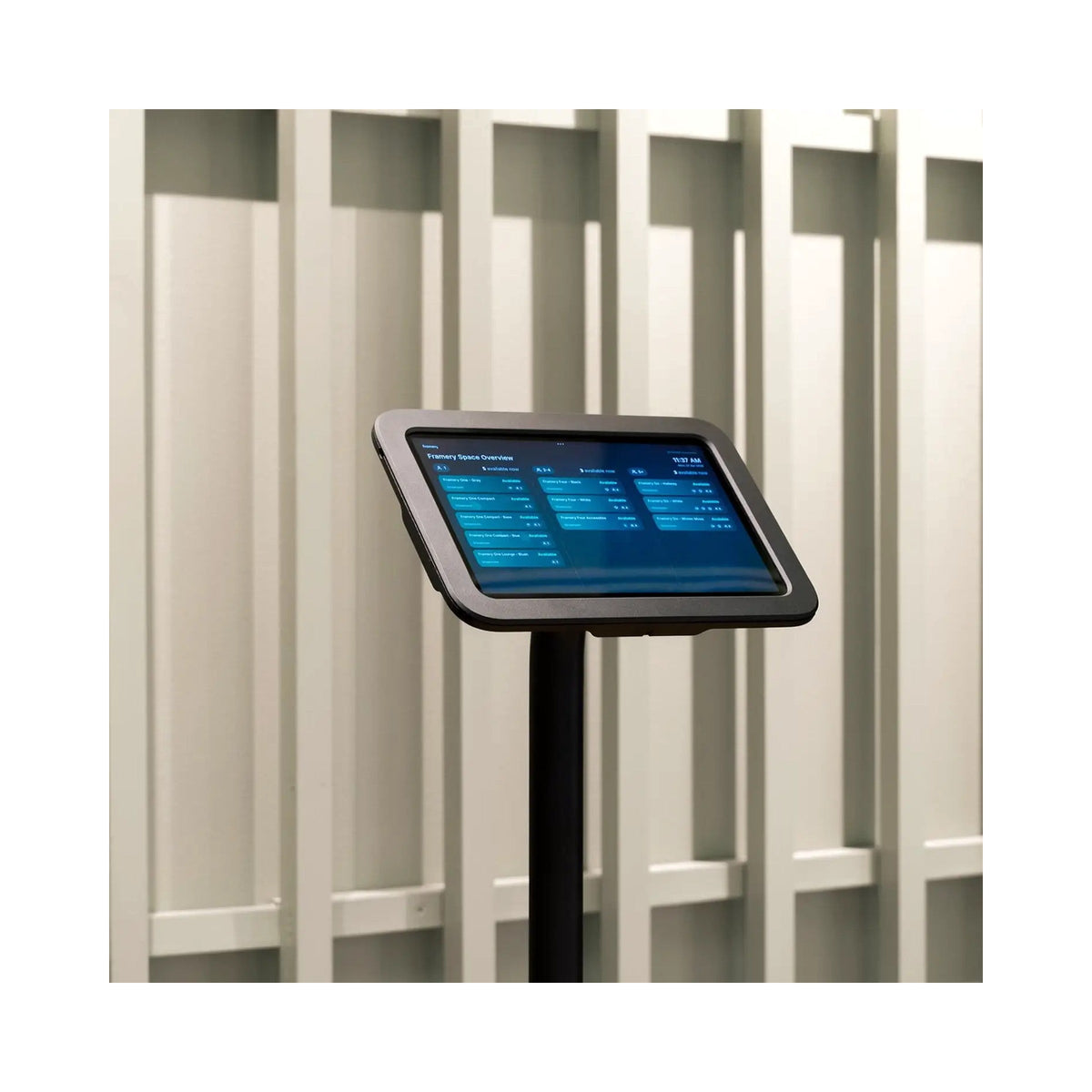 Framery Space Overview tablet in an office