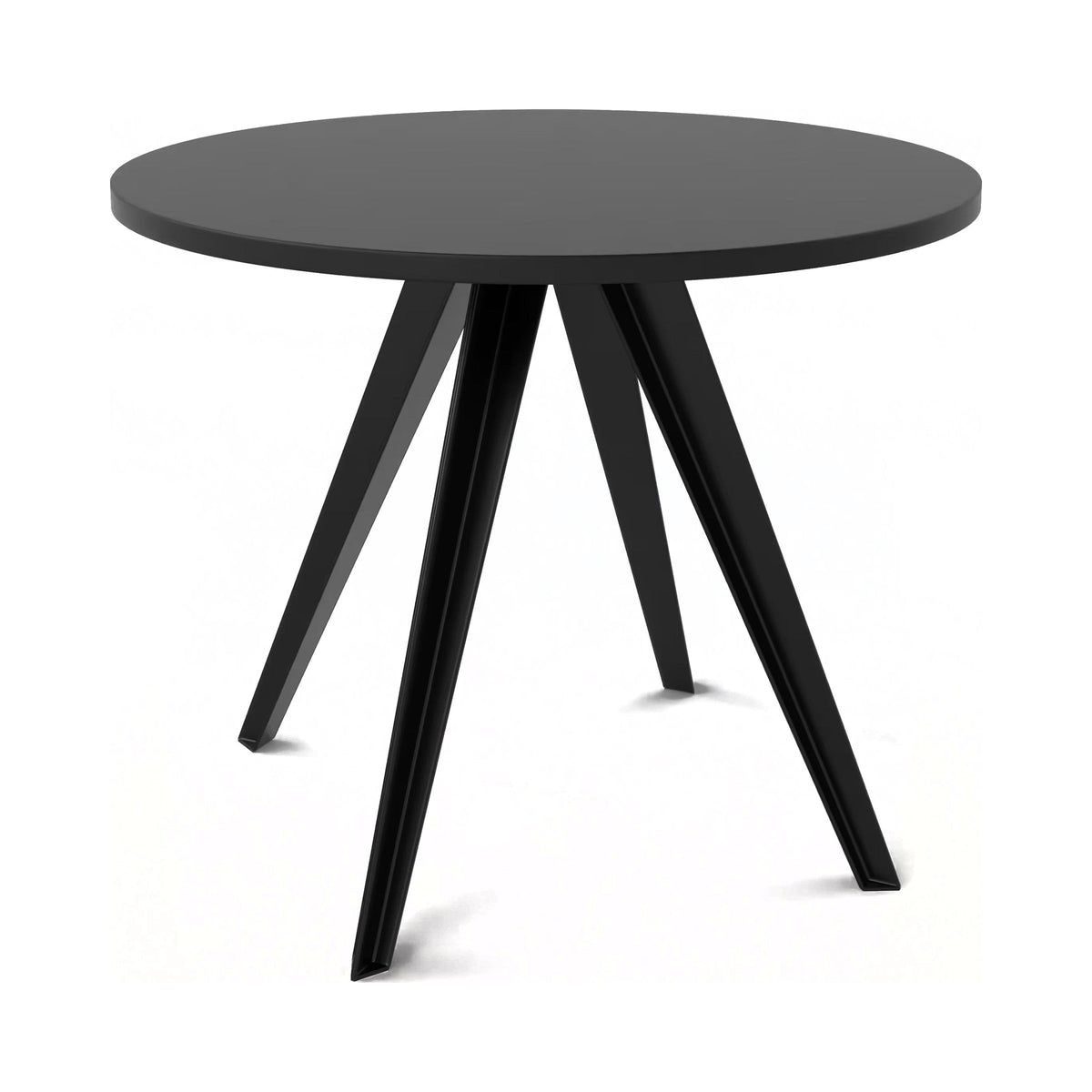 Franky legs in black with a round black top