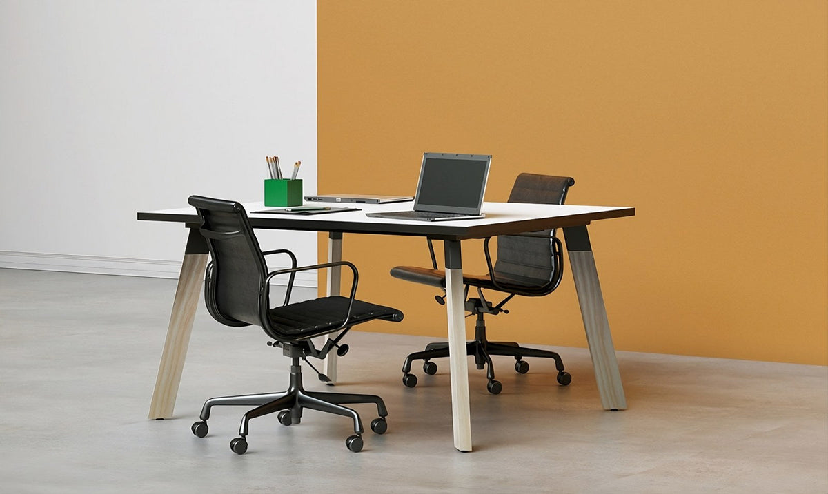 Gen-X2 Wood Table in a styled interior