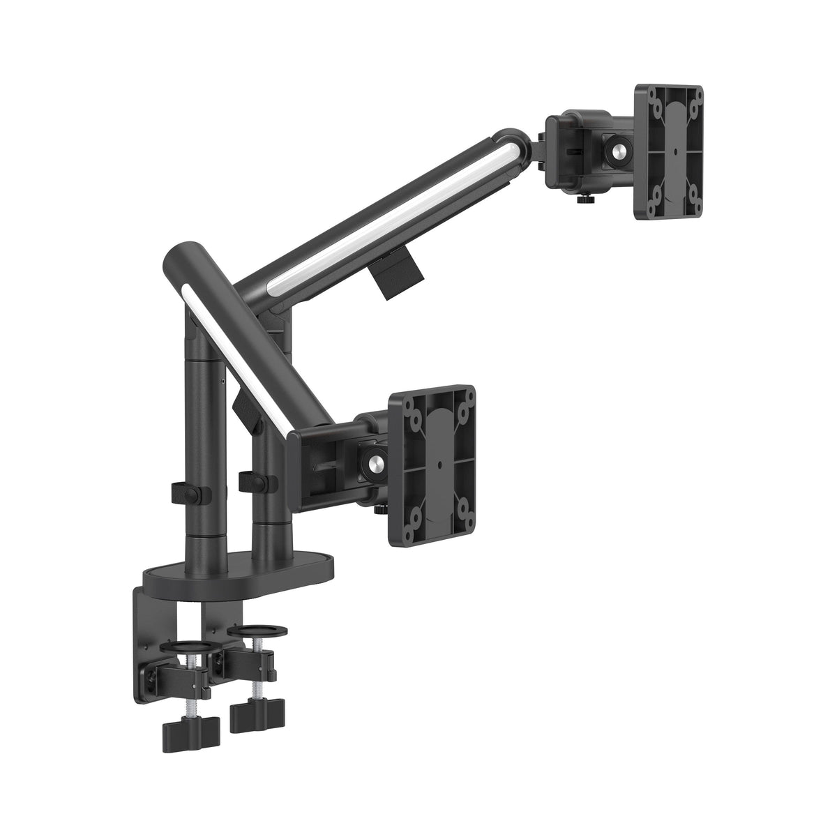 Glider arm with laptop tray