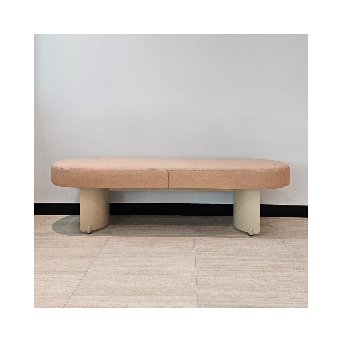 HALFMOON Bench in blush