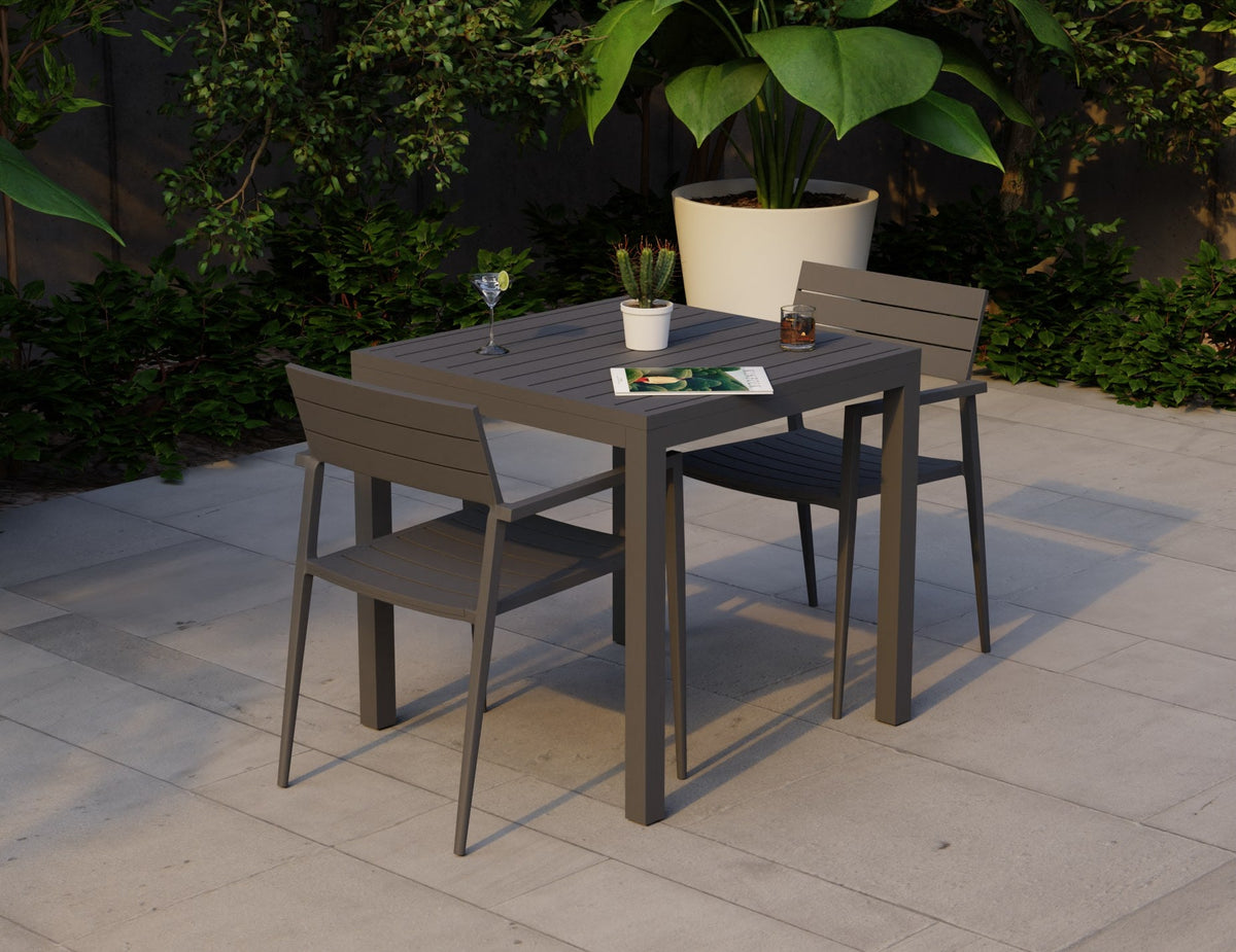 Halki Outdoor Dining Table in a styled interior