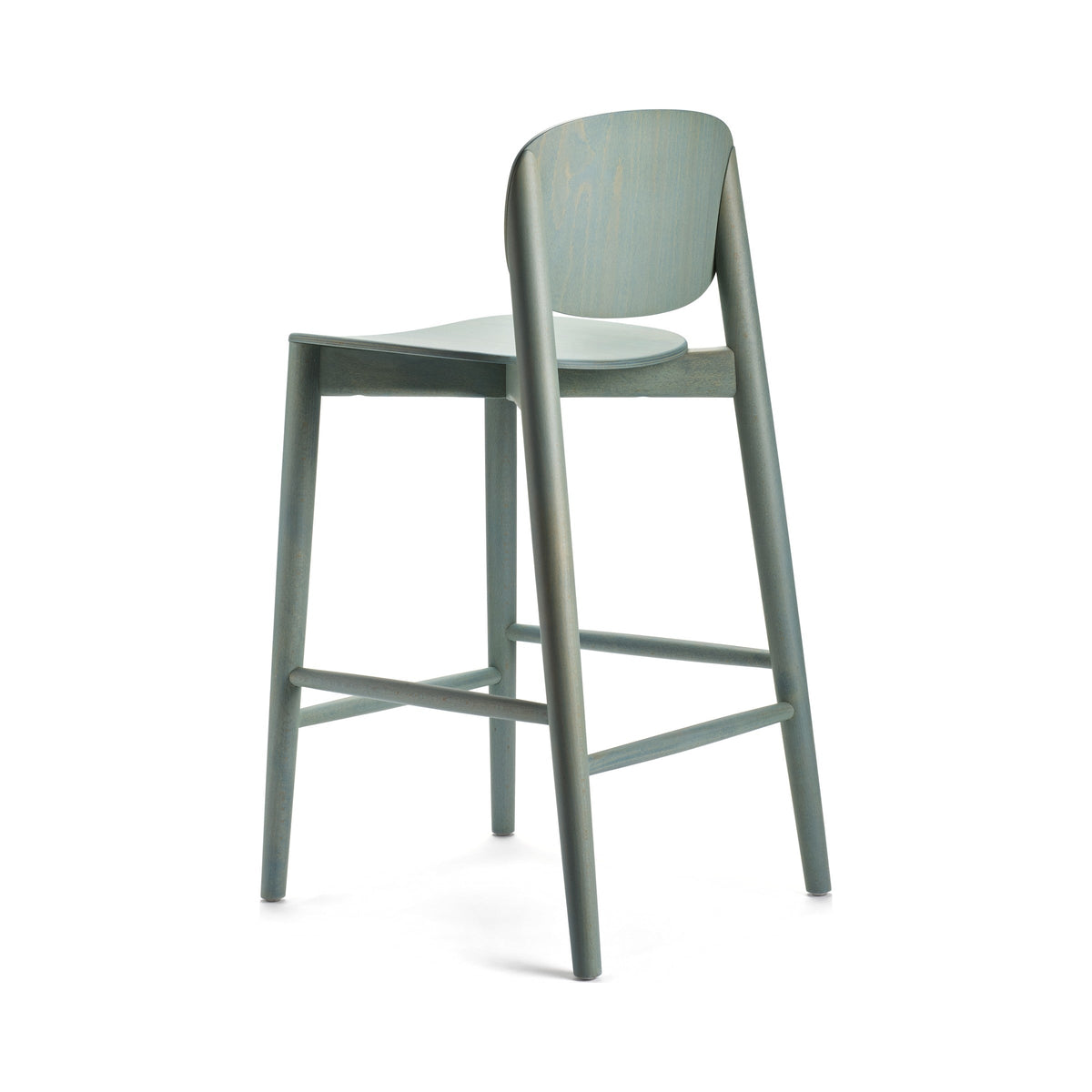 Harmo kitchen stool, three-quarter view