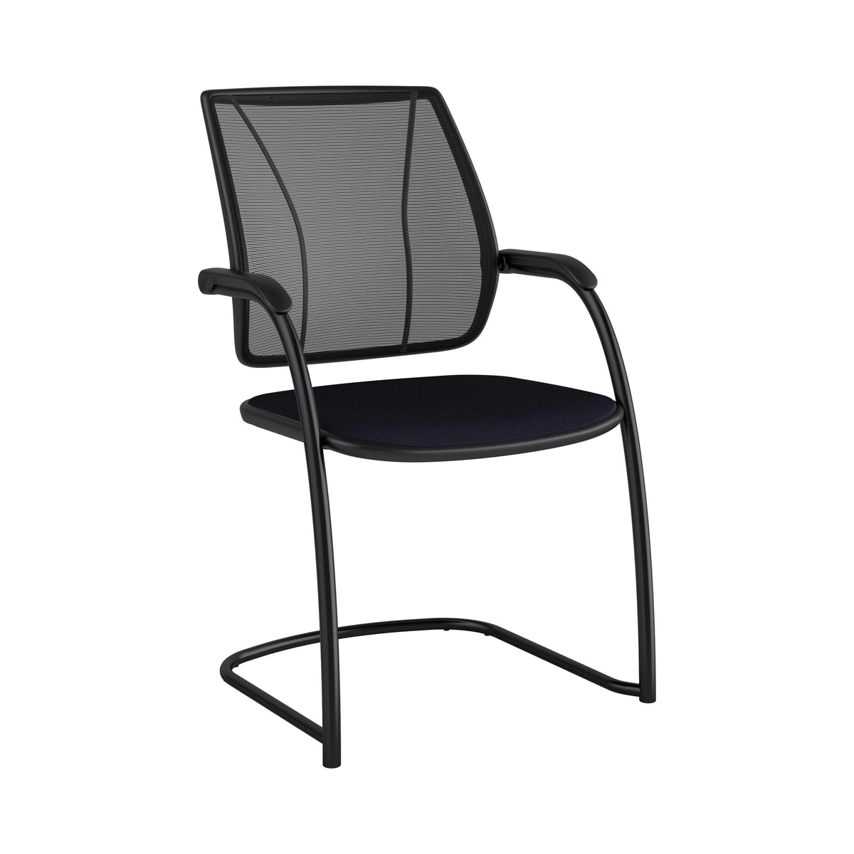Diffrient Occasional chair, Liberty version, three-quarter view