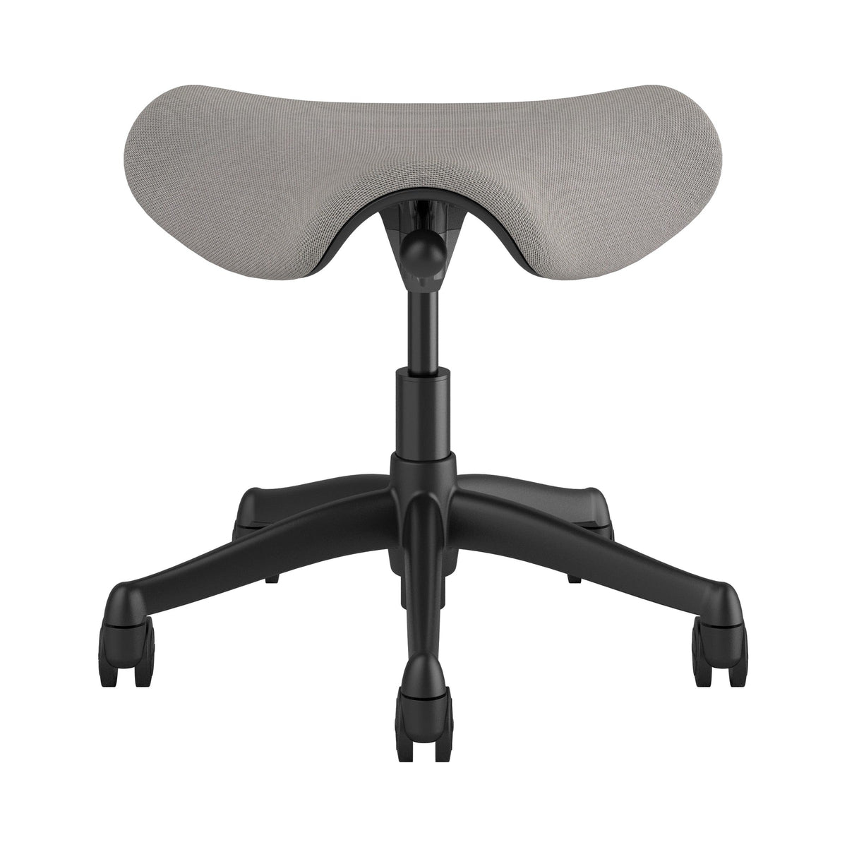 Saddle stool in grey