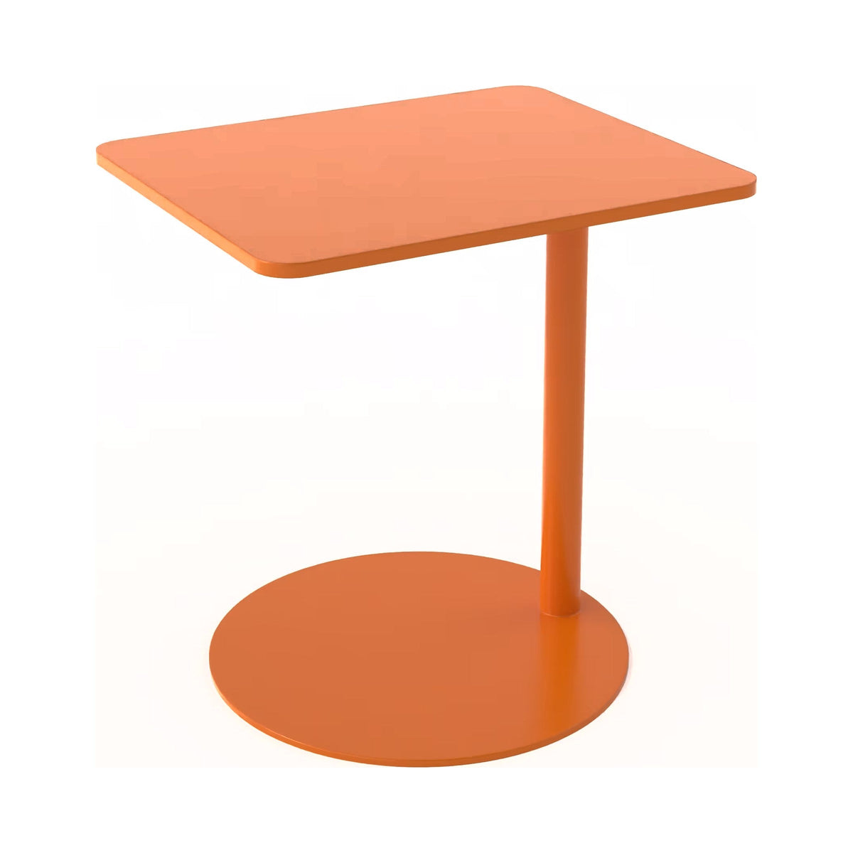 Josie over-couch table in orange