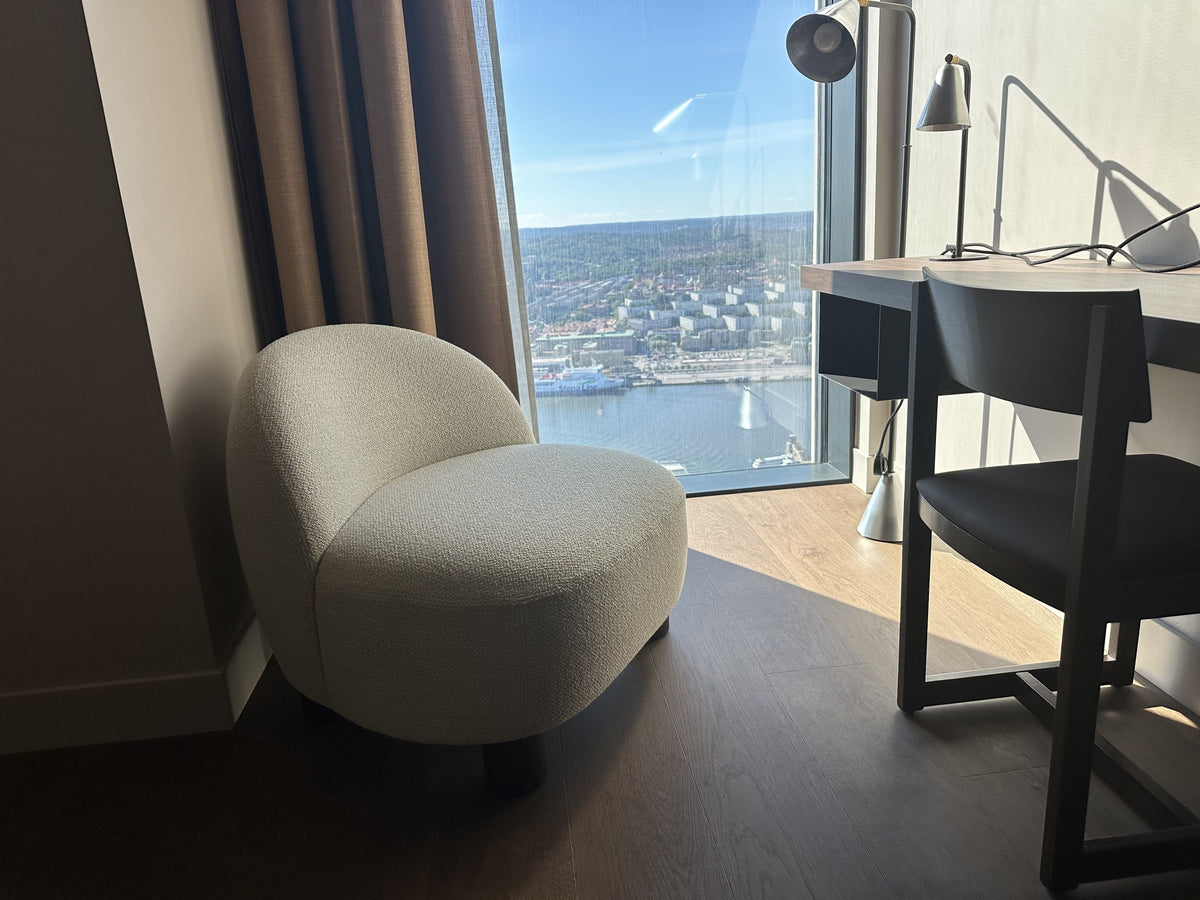 Karla Easy Chair in a hotel suite