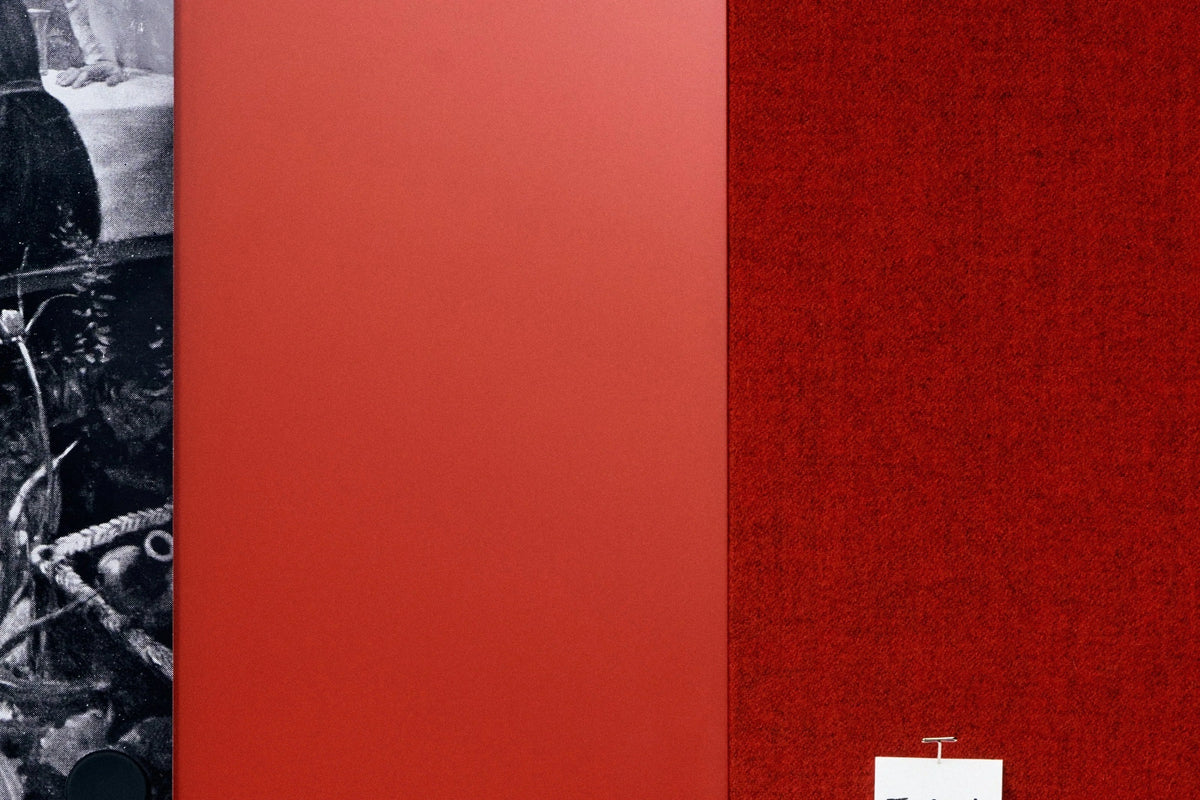 Lintex Mood Fabric Wall in a workspace