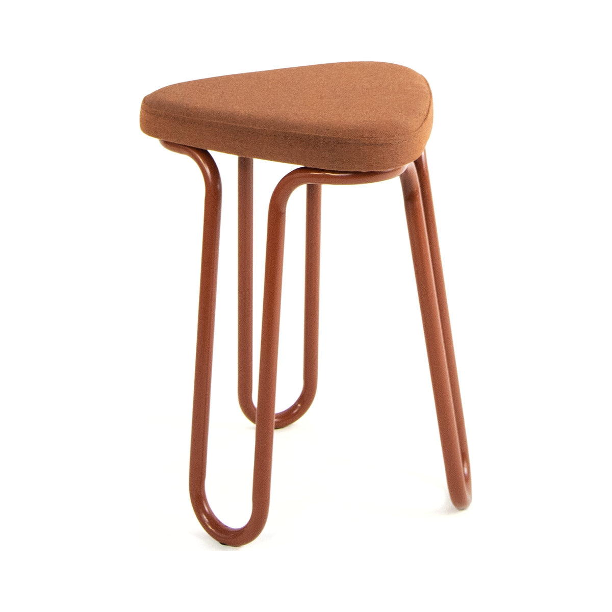 LITTLE Stool in terracotta