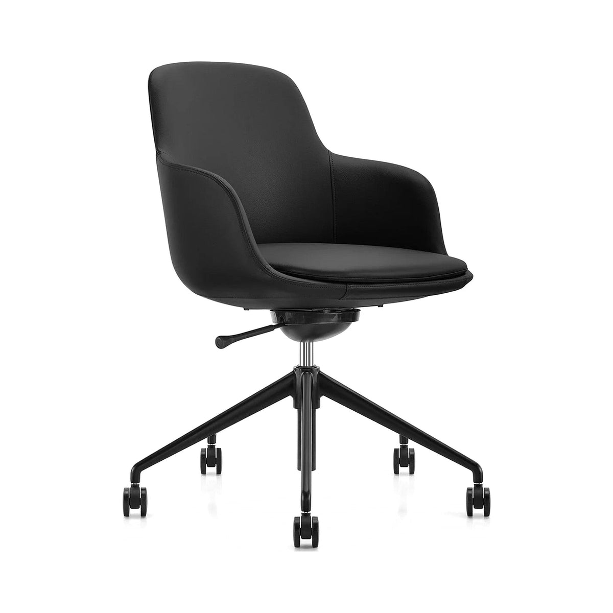 Luca chair in black leather
