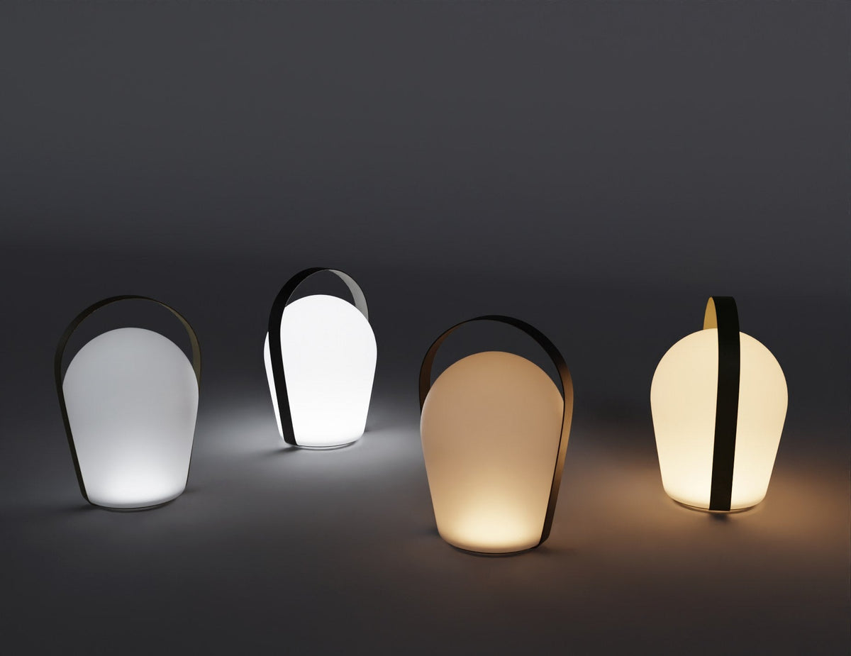 Lume Portable Lamp in a styled interior