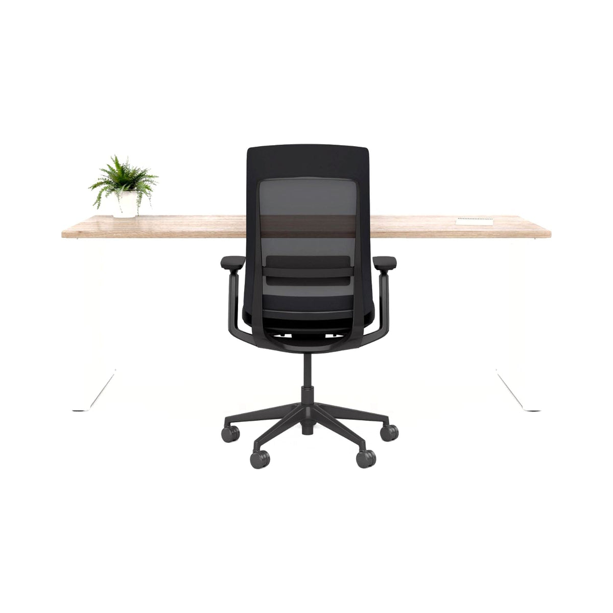 Motion FX Desk with a white frame