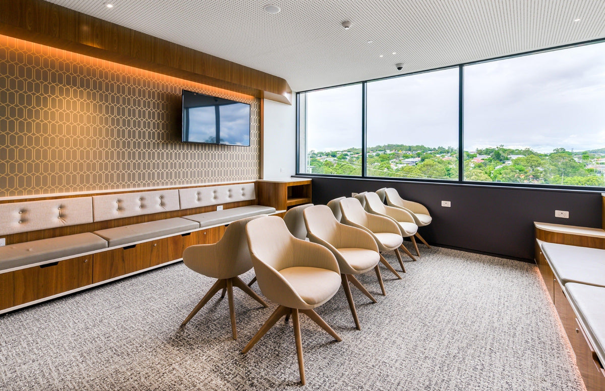 Muse Armchairs in a waiting area