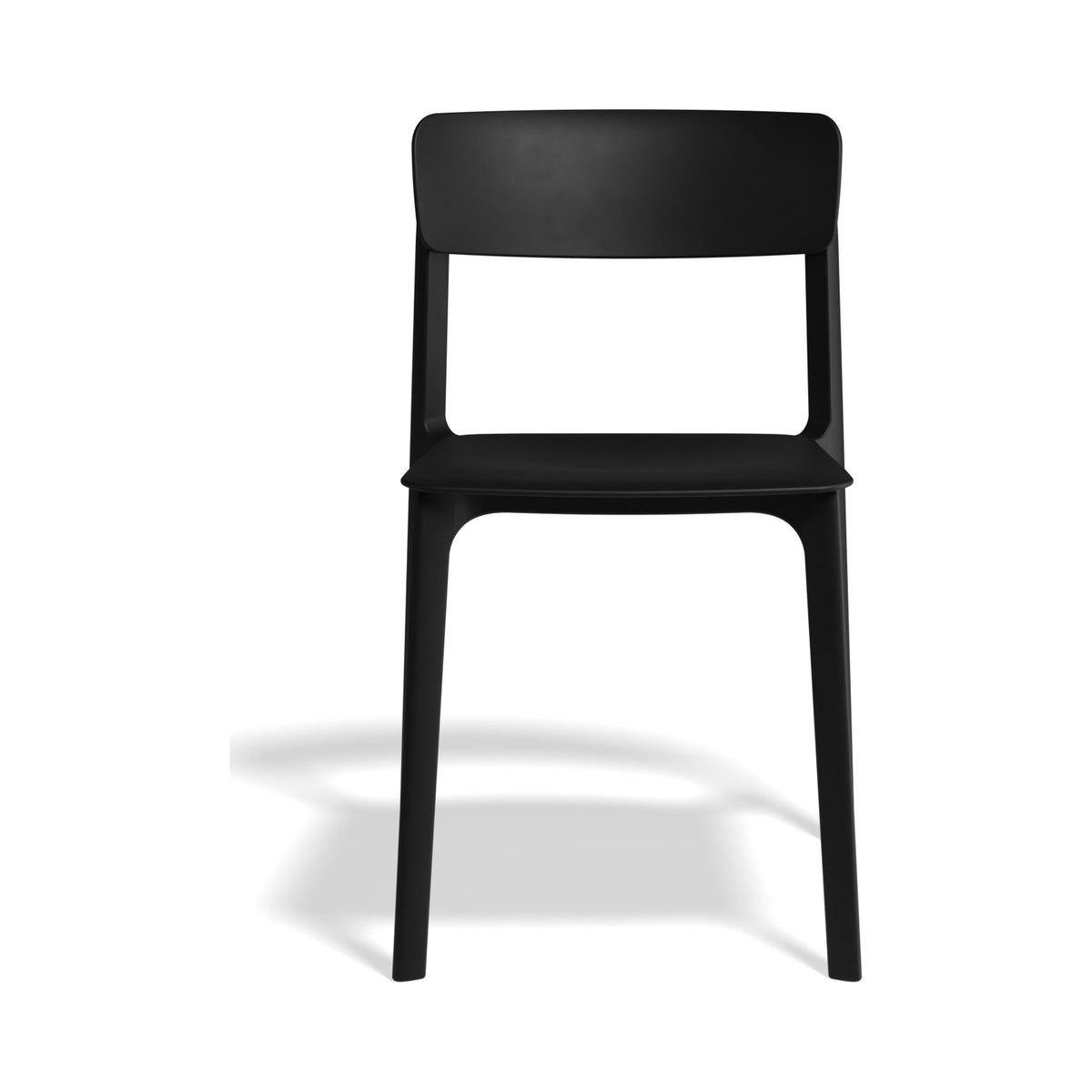 Notion chair in black, front view