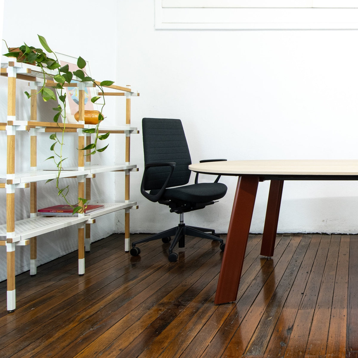 OBLONG workstations in an office