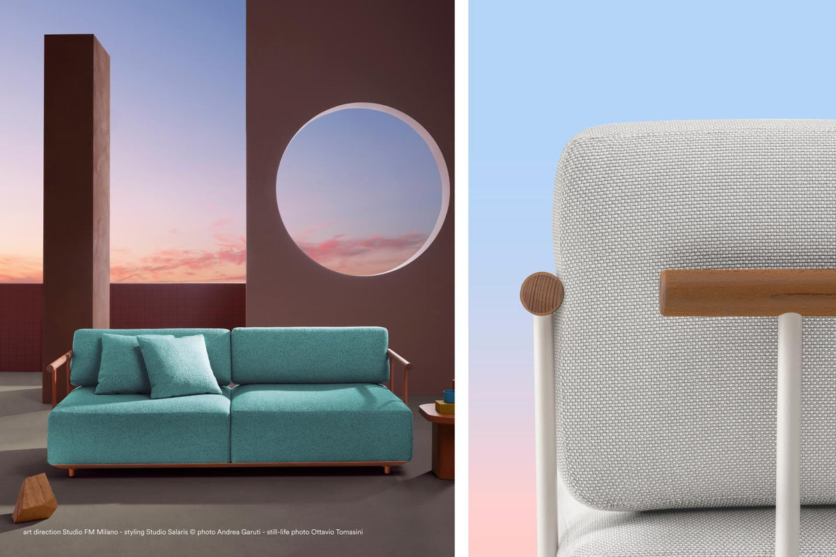 Pedrali Arki-Sofa in a styled interior