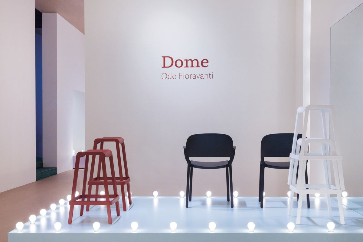 Pedrali Dome in a styled interior