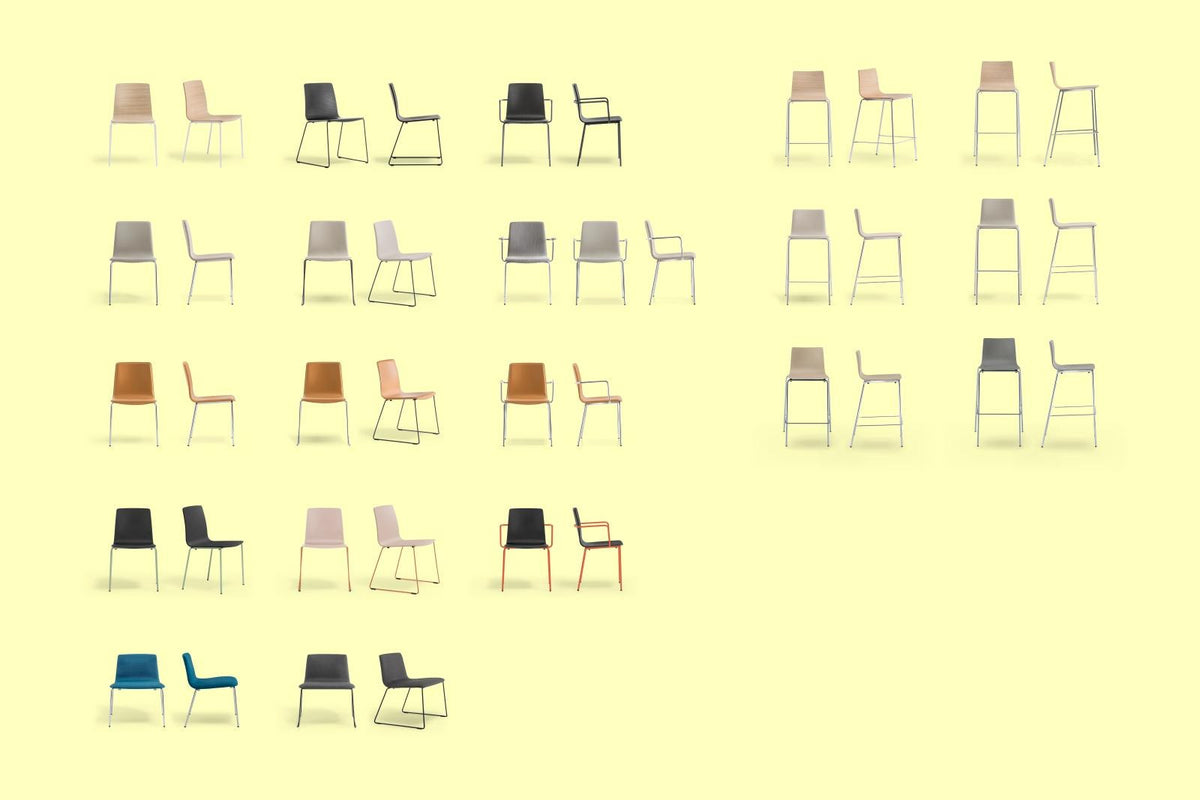 Pedrali Inga in a styled interior