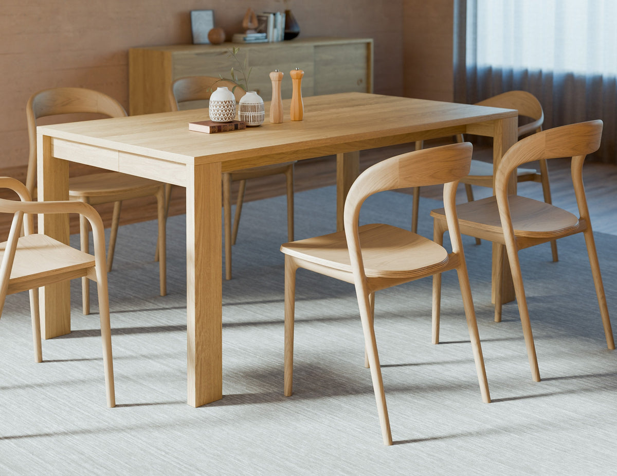 Pier Dining Table in a styled interior
