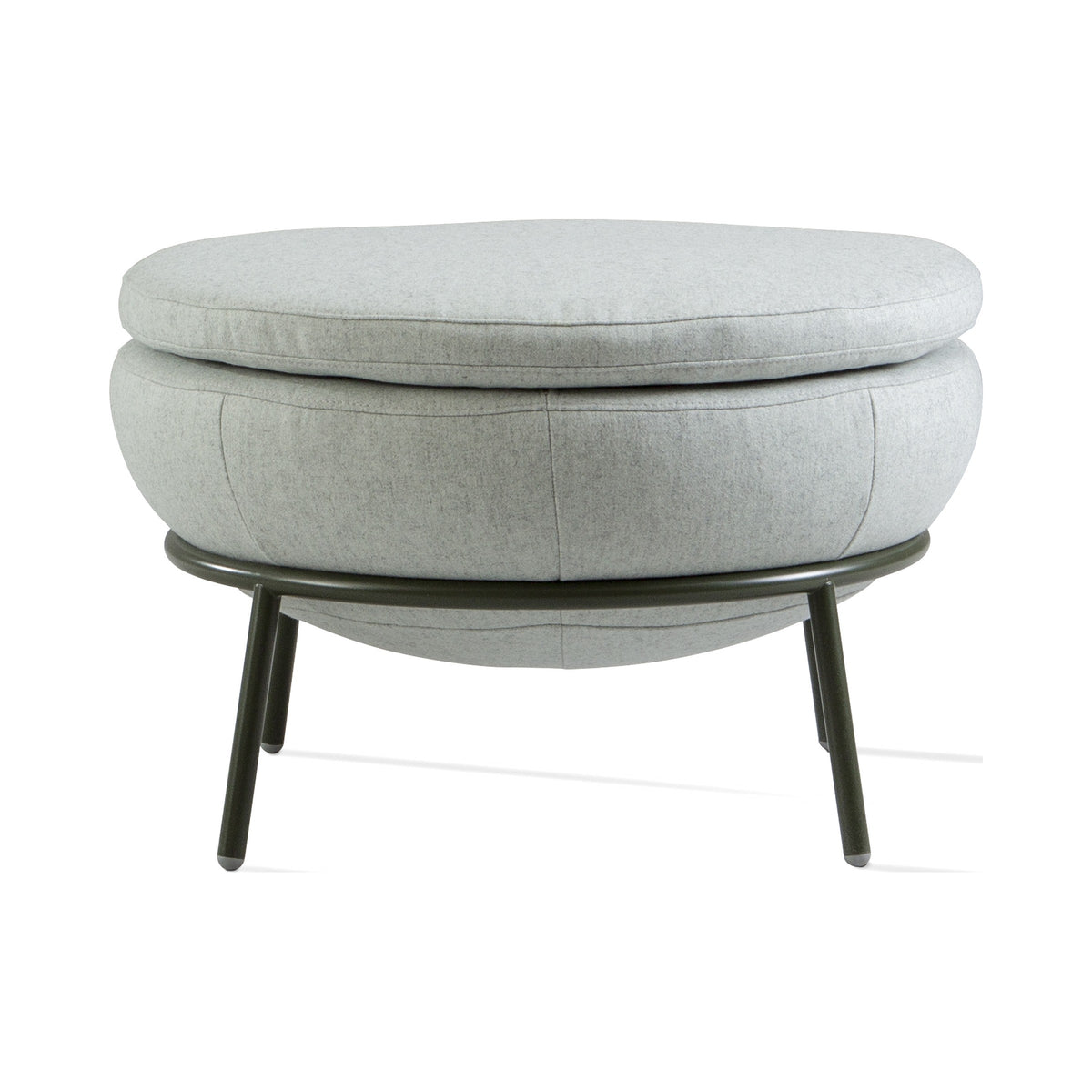 Pod Footstool in Leaf mint