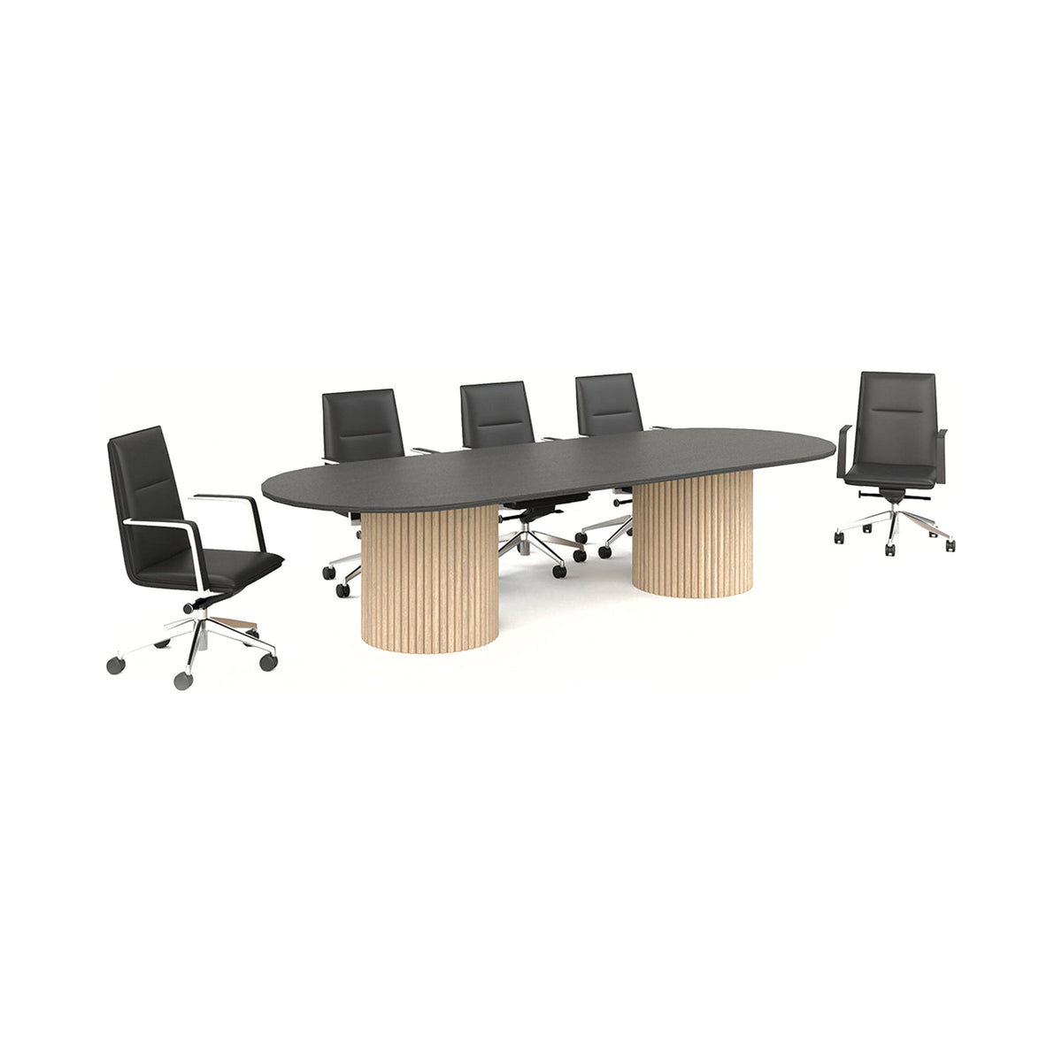 Portland meeting table, three-quarter view