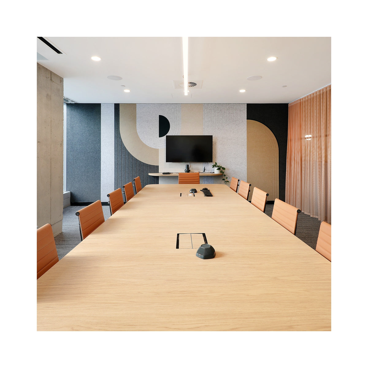 RAPT wall covering in a boardroom