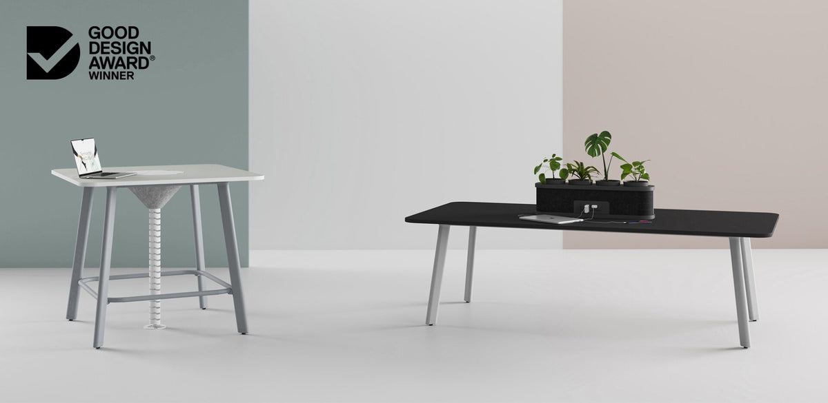 Rosie Modular Collaboration Table in a styled interior