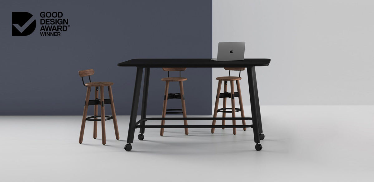 Rosie Modular Collaboration Table in a styled interior