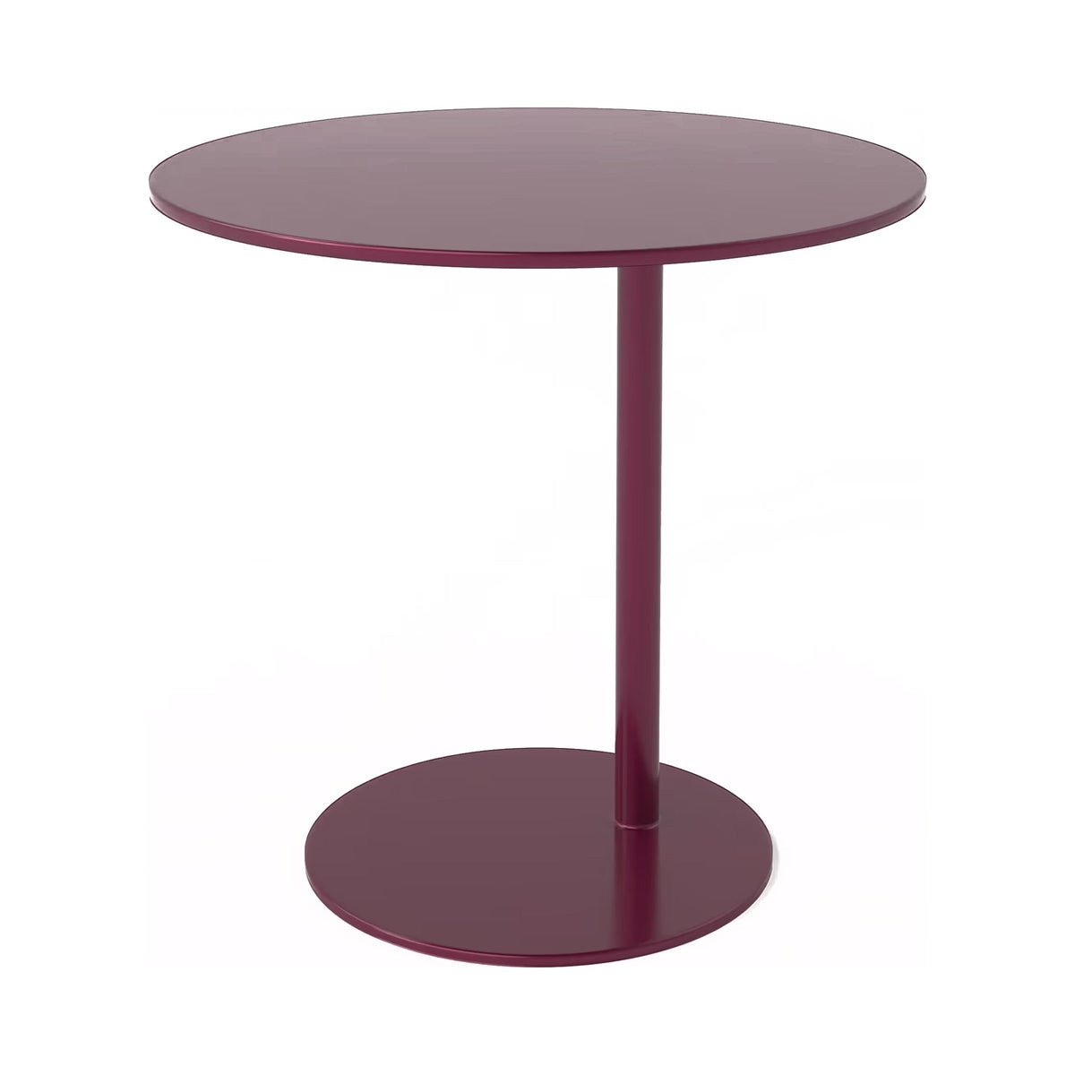 Ruby over-couch table in plum