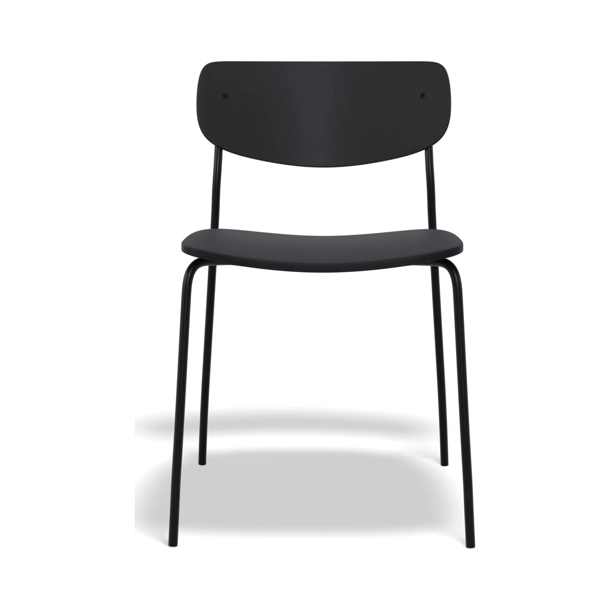 Rylie Chair in black, front view