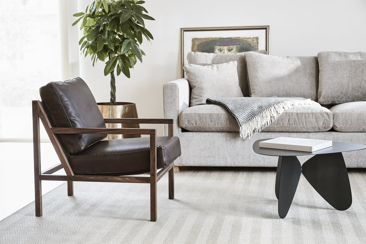 Seventy Five Wood in a styled interior