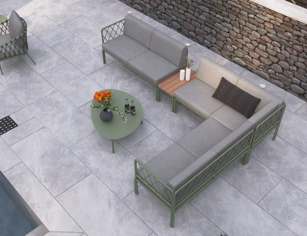 Seville Outdoor Lounge Chair in a styled interior