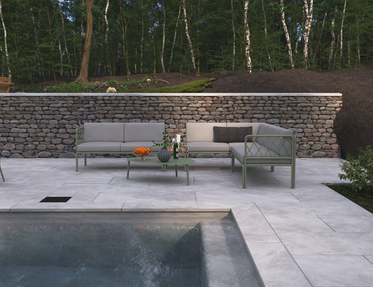 Seville Outdoor Lounge Chair in a styled interior