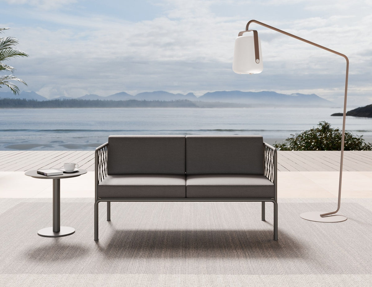 Seville Outdoor Modular Sofa in a styled interior