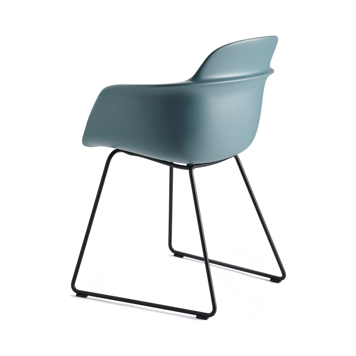 Sicla Sled Chair in Powder blue