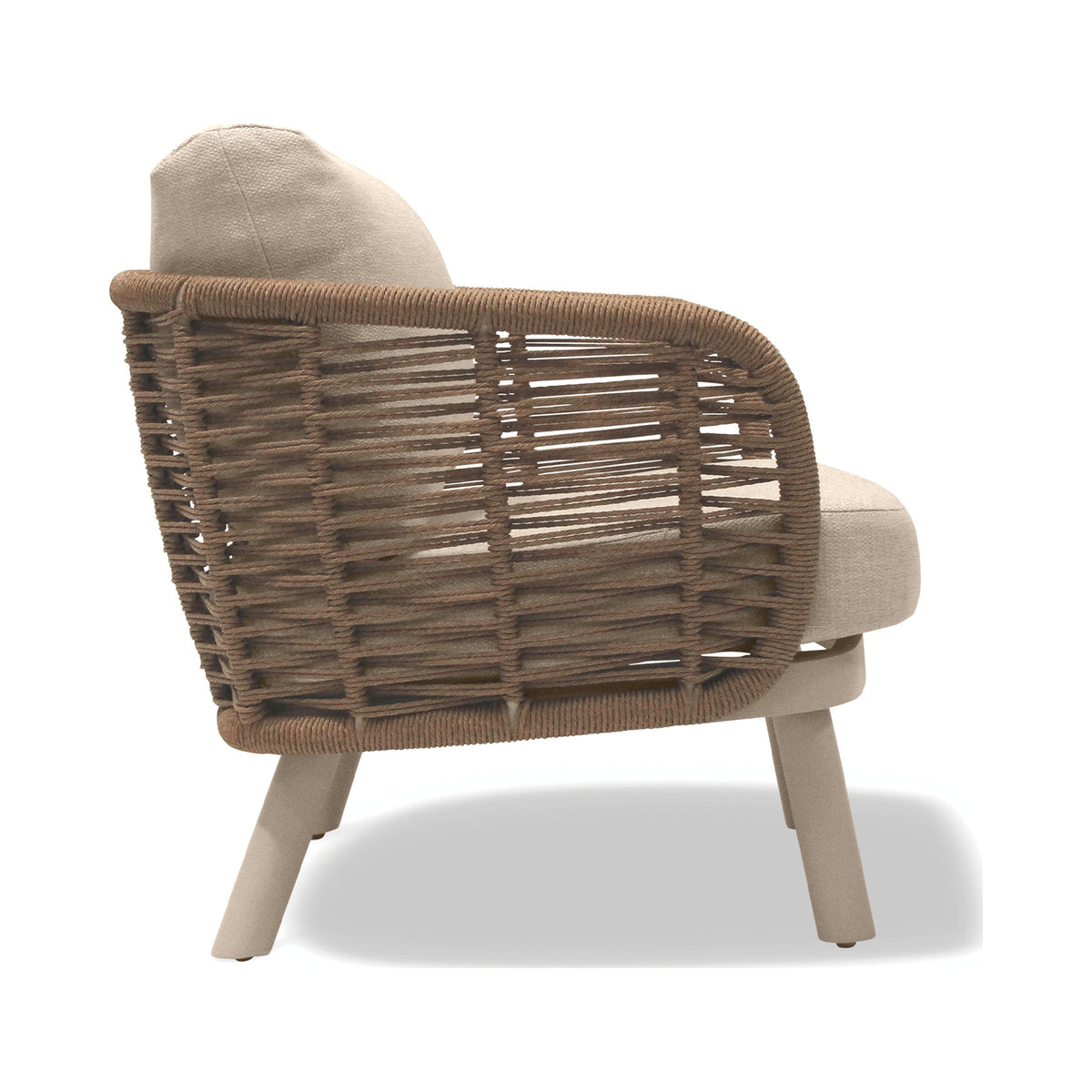 Sorrento lounge chair, rear three-quarter view