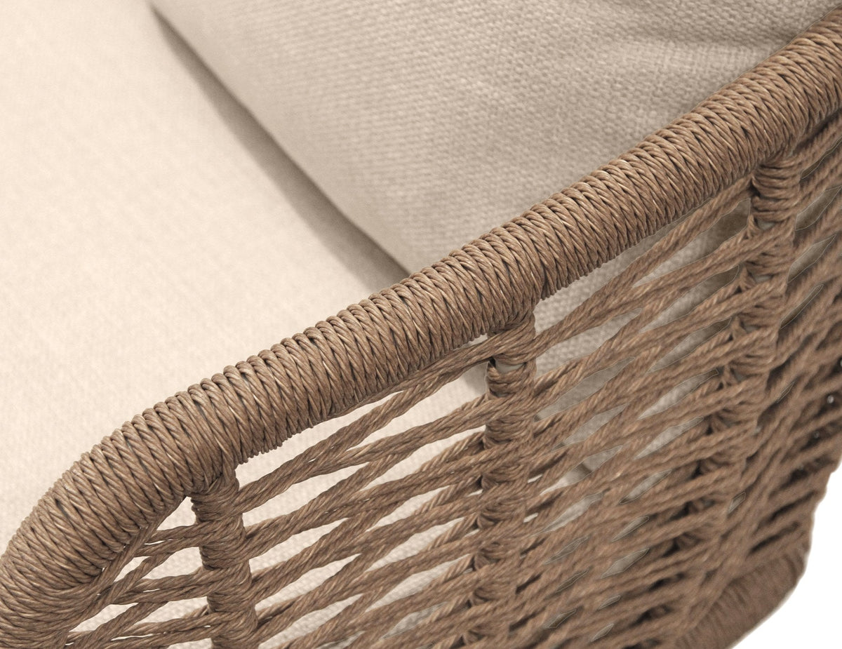 Sorrento Outdoor 3 Seater Sofa in a styled interior