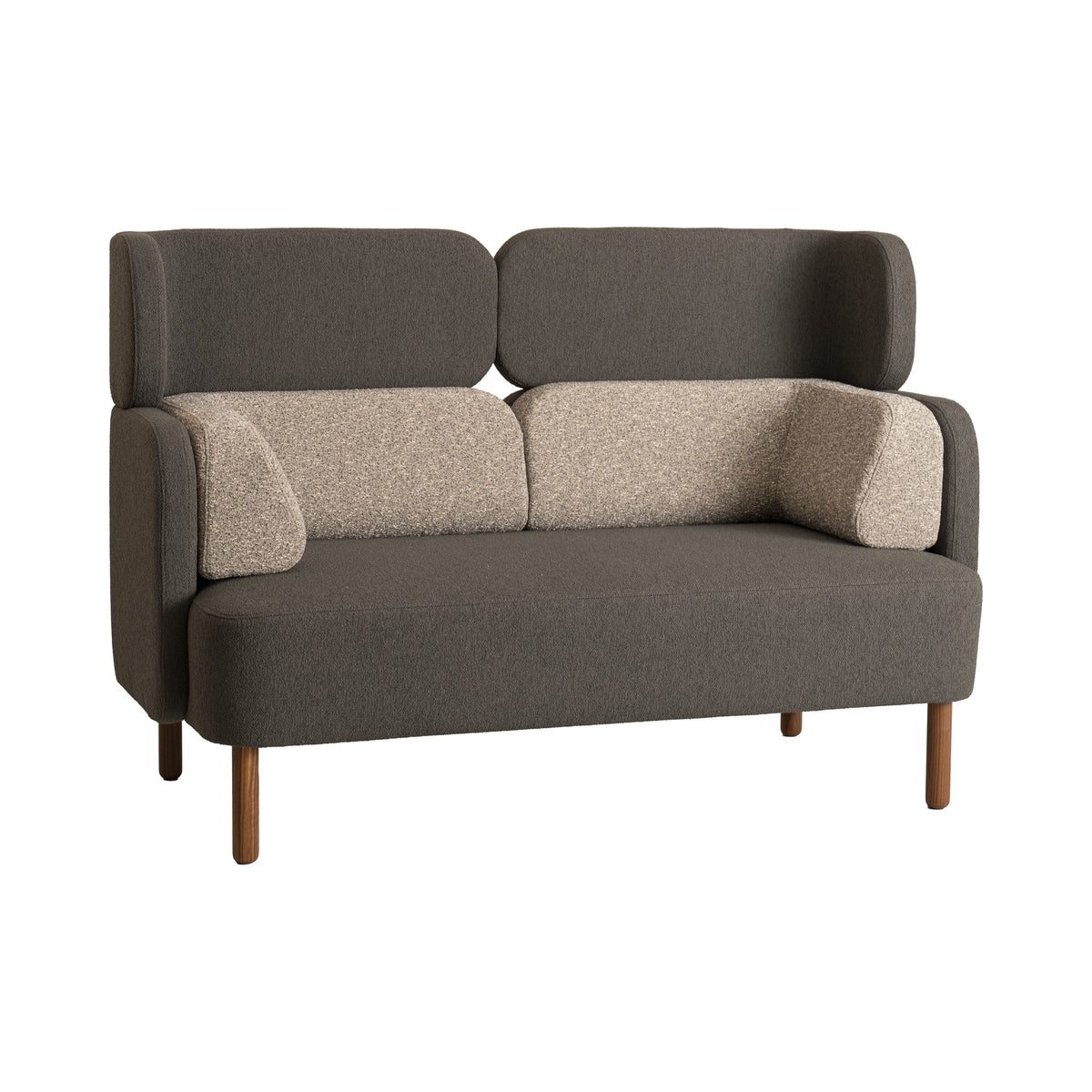 Story Sofa in grey, three-quarter view