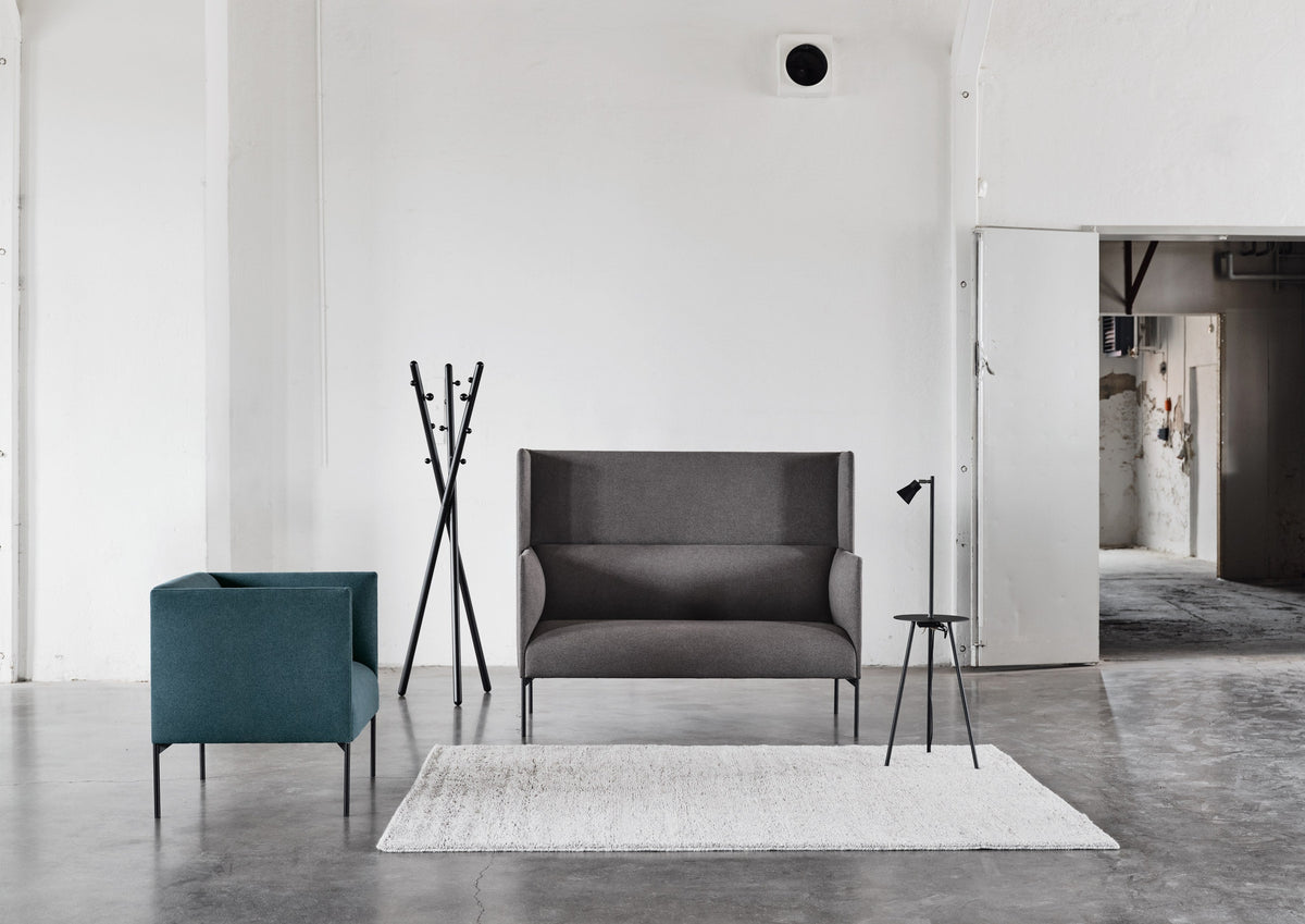 Talk seating in a styled interior
