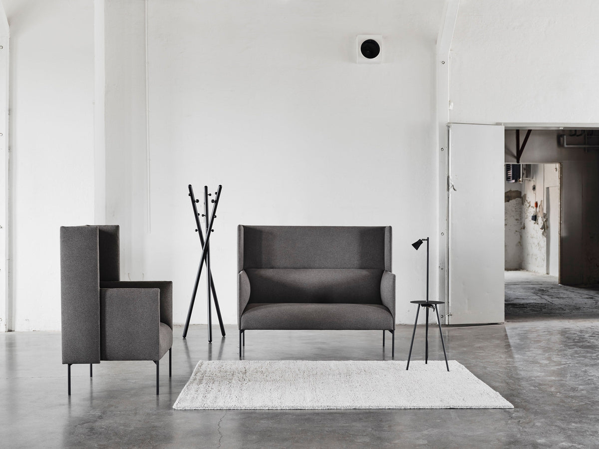 Talk sofas in a styled interior